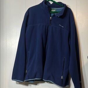 L.L. Bean Blue Fleece Jacket